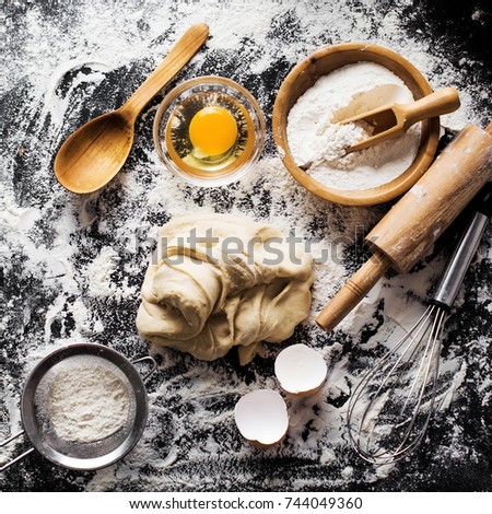 Similar – Image, Stock Photo Bread sardines fish Food