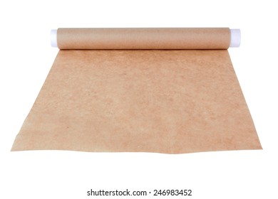 Baking Paper Isolated On A White Background