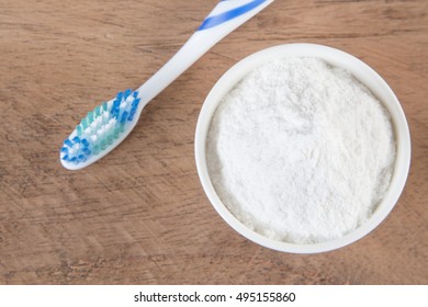 toothbrush with baking soda