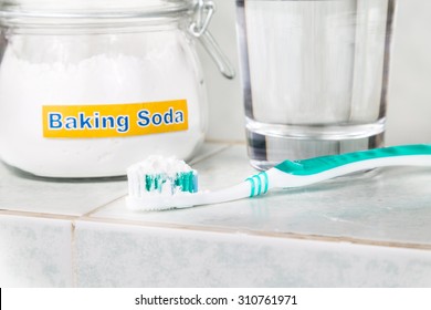 Baking Soda Used To Brighten Teeth And Remove Plague From Gums