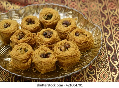 Baklava Bulbuls Nest Arabic Sweet Stock Photo 421004701 | Shutterstock