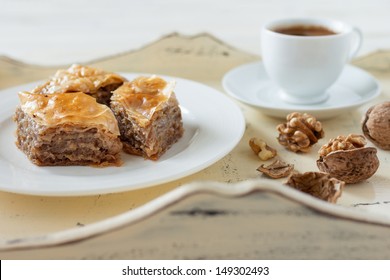 Baklava Coffee Images Stock Photos Vectors Shutterstock