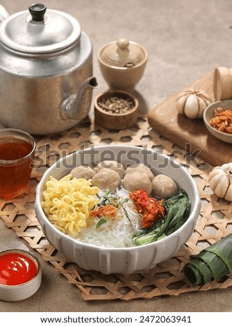 Bakso Sapi. Meatballs are a type of meat ball commonly found in Indonesian cuisine