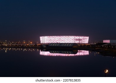 Baku. Azerbaijan. 05.22.2021. Olympic Stadium Near Lake Boyuk-Shor.