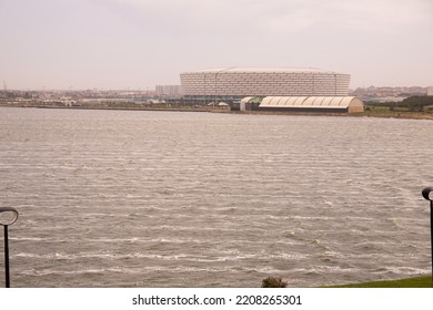 Baku. Azerbaijan. 05.24.2021. The New Olympic Stadium By The Lake.