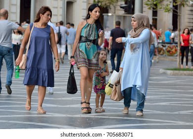 Baku Azerbaijan August 27 2017 Woman Stock Photo 705683071 | Shutterstock