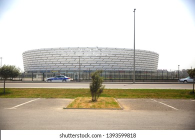 Baku Olympic Stadium Near Boyukshor Lake. 18.04.2019 Baku, Azerbaijan 