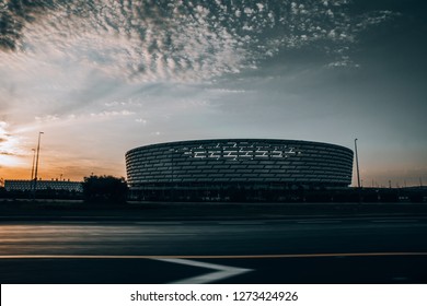 Baku Olypic Stadium Sunset