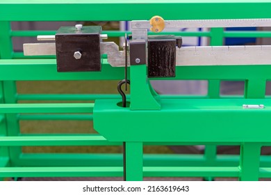 Balance Beam Sliding Scale Measuring Mass And Weight Industrial Equipment