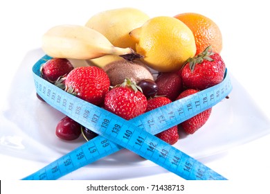 Balance Diet With Less Calories, Fresh Fruits