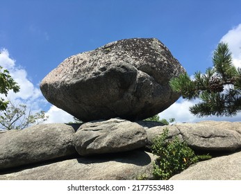 Balancing Boulder In Shenadoah VA