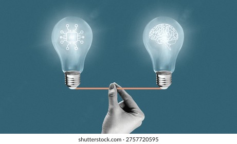Balancing technology and human intelligence in a creative concept