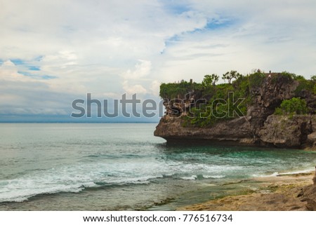 Balangan Beach Pantai Balangan South Kuta Stock Photo Edit