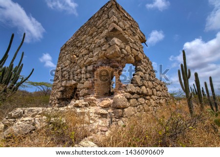                                Balashi Gold Mills Ruins, Aruba 