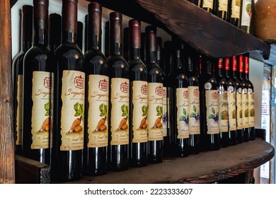 Balchik, Bulgaria - September 4, 2021: Interior Of Queens Winery House In Balchik Palace