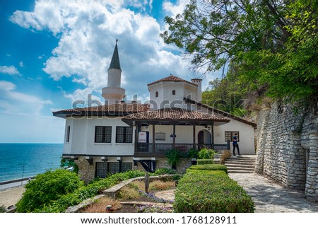 Balchik Palace Castle of Romanian Queen Marie at Bulgarian Black Sea coast