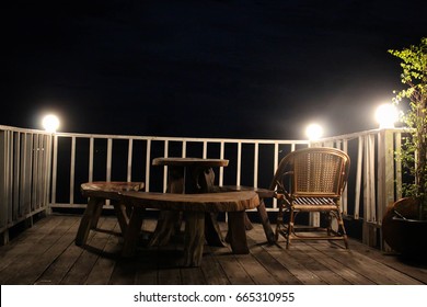 Balcony At Night