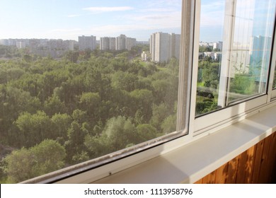 Balcony With Sliding Mosquito Net