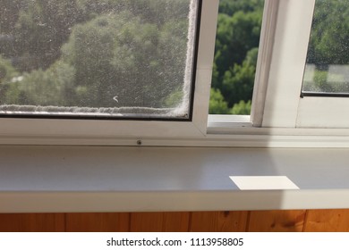 Balcony With Sliding Mosquito Net