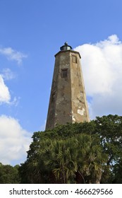 Bald Head Island Lighthouse In North Carolina, Also Known As Old Baldy