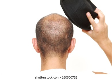 Bald Man With A Hat