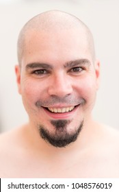 Bald Man Portrait With Goatee