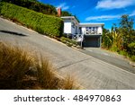 Baldwin street - the steepest street in the world, Dunedin, New Zealand