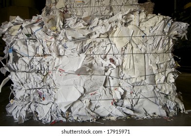 Bale Of Paper For Recycling