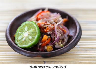 Balinese Sambal Matah With Lime.