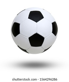 Ball isolated on white background. Soccer. Football