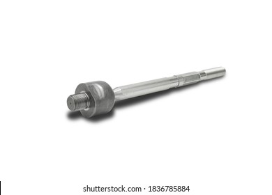 Ball Joint Of Steering Rack Arm Car And On The White Background Repair Part Car Concept