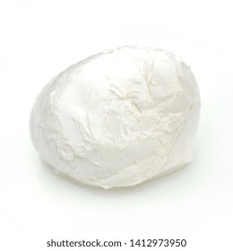 
Ball Of Mozarella (famous Italian Cheese) Isolated On White Background