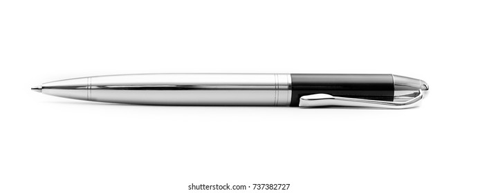 Ball pen isolated on white background