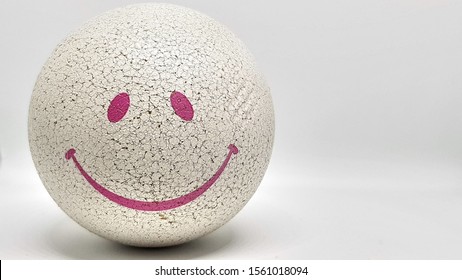 ball with a smile face