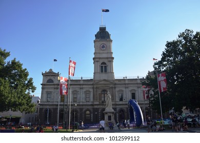 Ballarat (Australia), January 2018 - Antique Palaces In Lydiard Street Of Victorian Gold Rush Period, In Ballarat Central