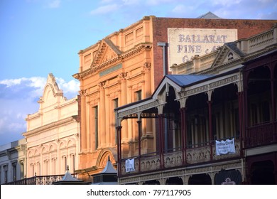 Ballarat (Australia), January 2018 - Antique Palaces In Lydiard Street Of Victorian Gold Rush Period, In Ballarat Central