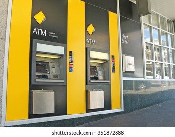 BALLARAT, VICTORIA, AUSTRALIA - November 18, 2015: The Commonwealth Bank Of Australia, One Of The 