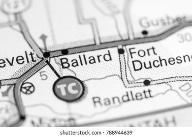 Map Of Ballard Utah Ballard Utah Usa On Map Stock Photo 788944639 | Shutterstock