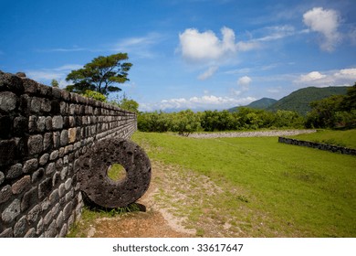 Ballcourt In Xochicalco.