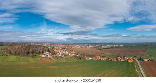 Ballenstedt In The Harz District Opperode Aerial Photograph