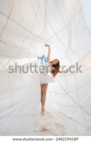 Similar – Image, Stock Photo crazy Joy Beautiful Life