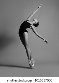 
Ballerina in a flying pose