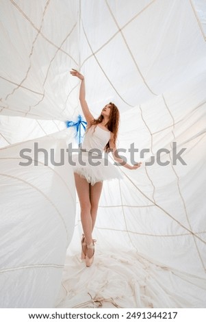 Similar – Image, Stock Photo crazy Joy Beautiful Life