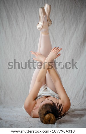 Similar – Image, Stock Photo yoga session III-europe