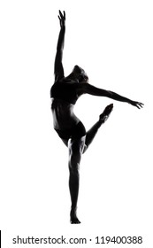 Ballet Dancer In Black Body Paint Series Isolated On White Background Expressive Artistic Dance Concept