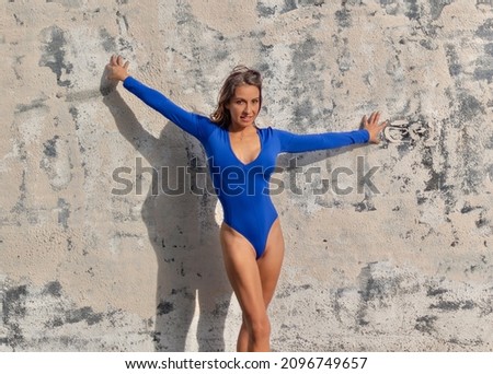 ballet dancer in a leotard