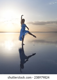 Ballet Dancer On Water