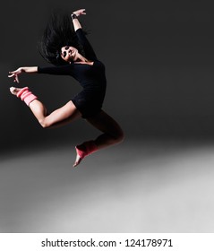 ballet dancer in rehearsal - Shutterstock ID 124178971
