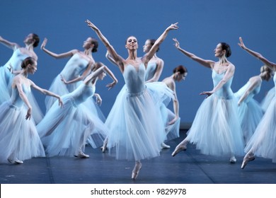 Ballet Of Mariinsky Theatre From St. Petersburg (Russia) In Bolshoi Theatre In Moscow.