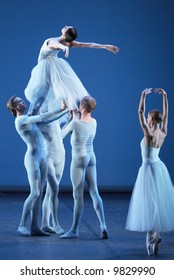 Ballet Of Mariinsky Theatre From St. Petersburg (Russia) In Bolshoi Theatre In Moscow.